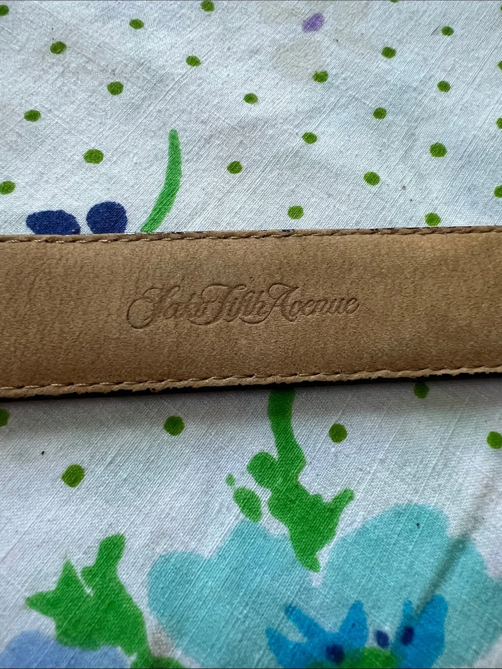 Vintage Saks Fifth Avenue Caiman Croc Belt - 36 Black Unisex